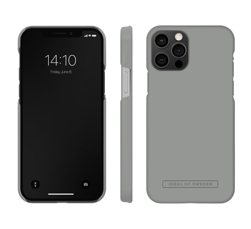 iDeal of Sweden Seamless Case iPhone 12/12P Ash Grey – image 2