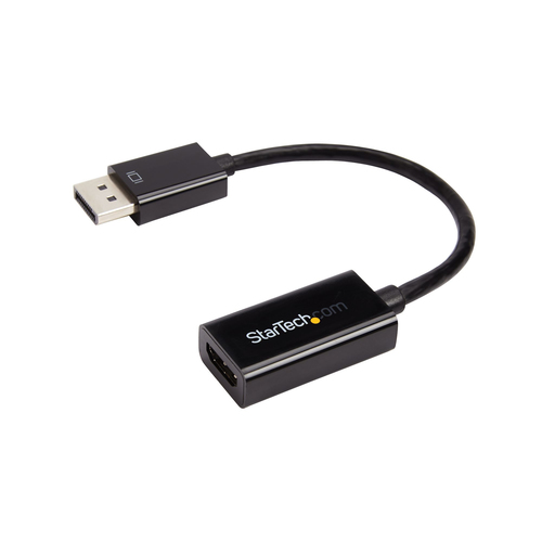 StarTech.com DisplayPort 1.2 to HDMI Adapter - 4K 30Hz - Active Audio Video Converter for DP laptop computers and HDMI Monitor Displays (DP2HD4KS) Video transformer – billede 3