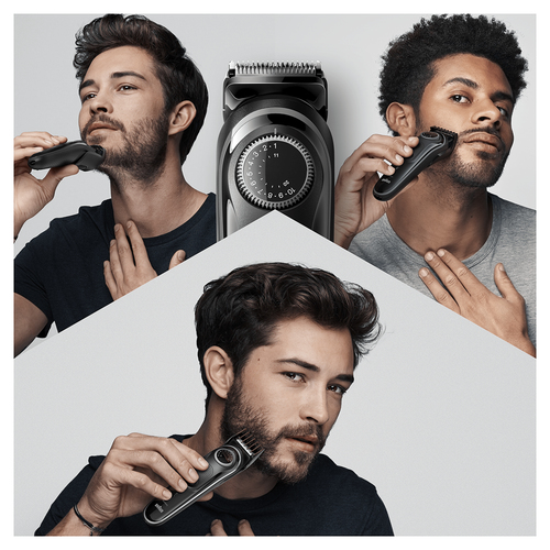 Braun Beard Trimmer BT5242 Men Trimmer & Hair Clipper, 39 Length Settings, Black/Grey – image 9