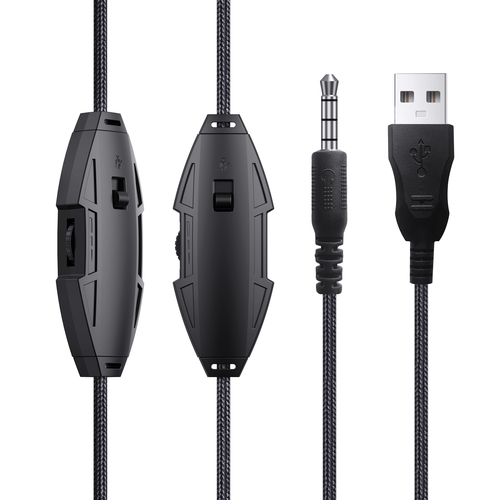 Oniverse ONIHS3-MULTI-BLK headphones/headset Wired Head-band Gaming USB Type-A Black – image 5