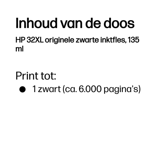 HP 32XL Bouteille d'Encre Noir – Photo 3 sur 10
