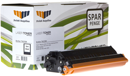 MM Black Laser Toner - Brother TN325BK - For Brother DCP / HL / MFC – image 1