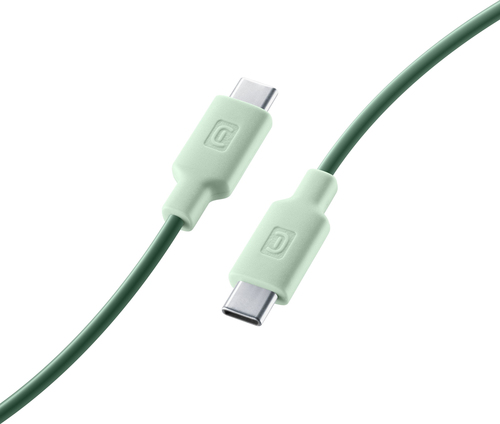 Cellularline 8018080433245 USB кабель 1 m USB C 60 W Зеленый