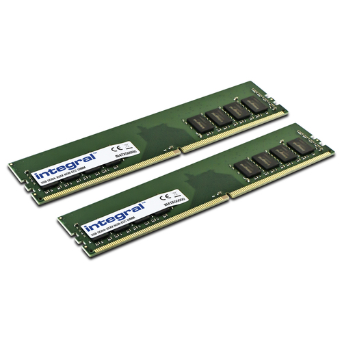 Integral 16GB (2x8GB) PC RAM KIT DDR4 2666MHZ PC4-21300 UNBUFFERED NON-ECC DIMM