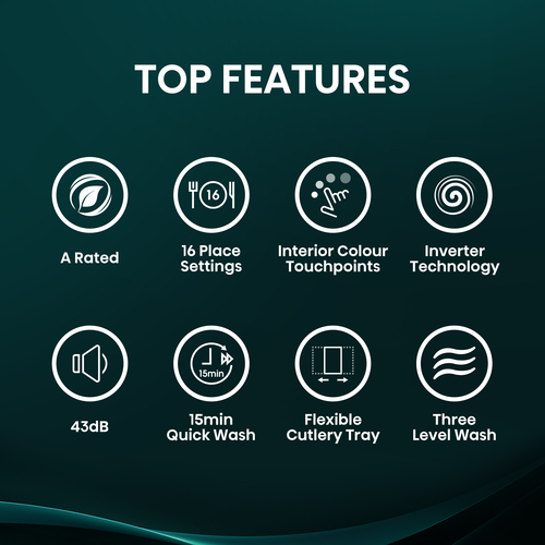 Hisense HV16AUK 60cm Fully Integrated Dishwasher - image 3