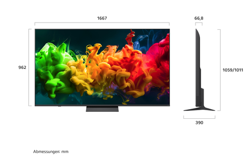 LG QNED evo AI MiniLED 75QNED81B6A.AVS TV – image 2