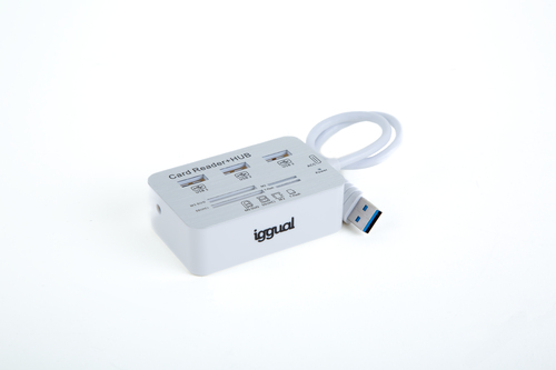 iggual IGG316733 interface hub USB 3.2 Gen 1 (3.1 Gen 1) Type-A 5000 Mbit/s White – image 2