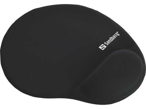 SANDBERG Gel Mousepad with Wrist Rest Silikon Schwarz