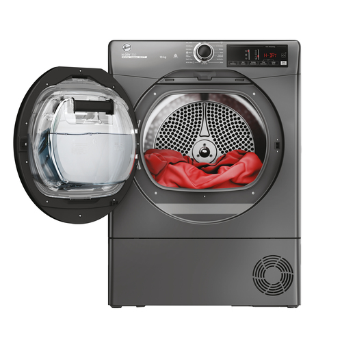 Hoover H-Dry 350 Hre C10TBER-8 WiFi-enabled 10 kg Condenser Tumble Dryer - Graphite, Silver/Grey - image 3