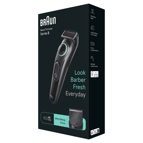 Braun BeardTrimmer 3 BT3421 Battery 40 – image 3