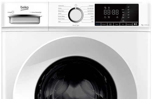 Beko BW1O3721W 7kg Washing Machine with 1200 rpm - White - A Rated, White - image 3
