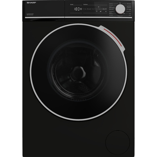Sharp ES-NFH814CBDA-DE стиральная машина Фронтальная загрузка 8 kg 1400 RPM Черный