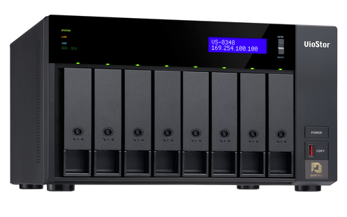QNAP VS-8348 network video recorder Black – image 2