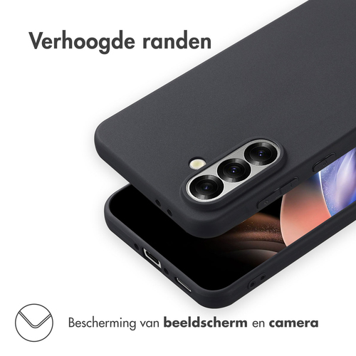 Accezz Color Backcover voor de Samsung Galaxy A56 - Zwart, afbeelding 2