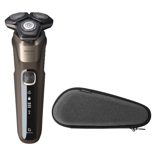 Philips SHAVER Series 5000 Умная электробритва с технологией SkinIQ, лезвия SteelPrecision