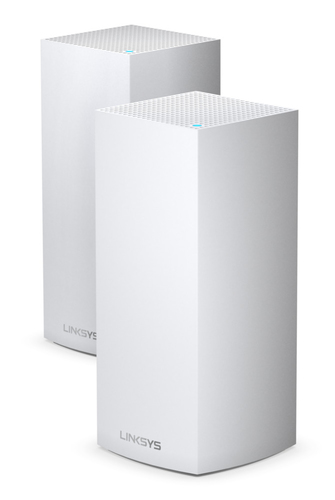 Linksys Velop Whole Home Intelligent Mesh WiFi 6 (AX4200) System, Tri-Band, 2-pack беспроводной маршрутизатор Гигабитный Ethernet Трехдиапазонный (2,4 ГГц/5Ггц/5ГГц) Белый
