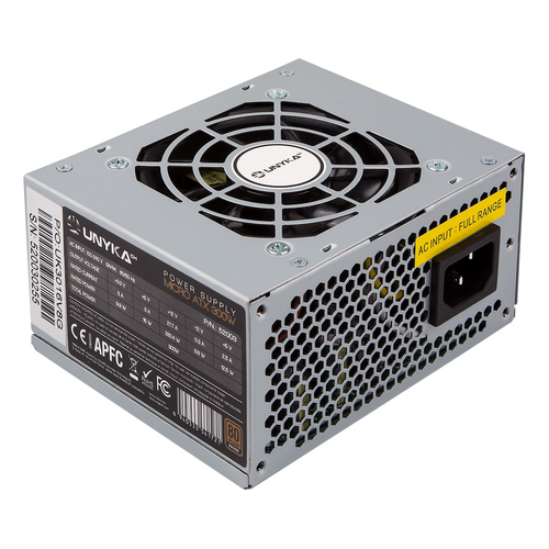 UNYKAch SFX 300W unidad de fuente de alimentación 20+4 pin ATX Plata