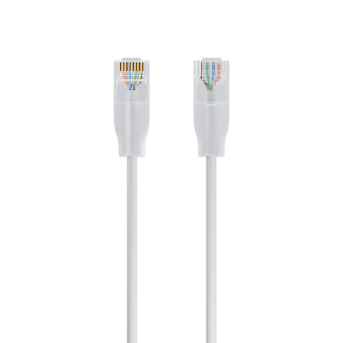 Lanview LightFlex CAT6 U/UTP 5M, White, TPE, Halogenfree cable de red Blanco U/UTP (UTP)