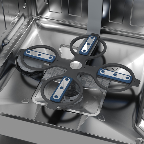 Beko BDFN26560XP PowerIntense Vrijstaande vaatwasser Grijs, afbeelding 3