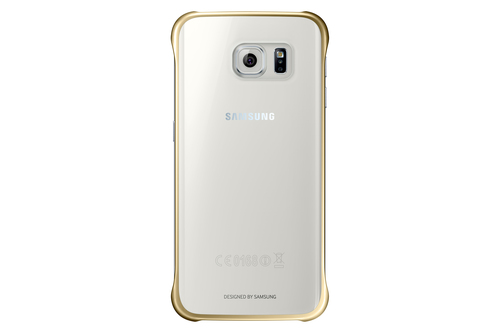 Samsung EF-QG925B mobile phone case Cover Gold, Transparent – image 1