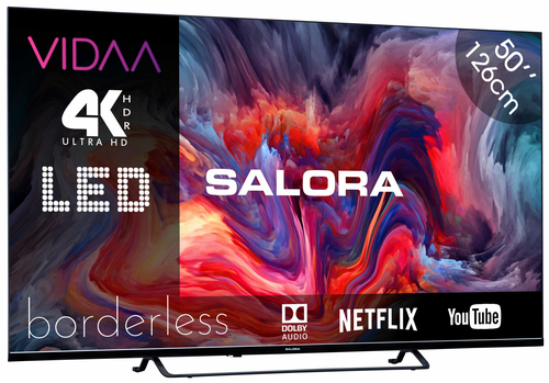 Salora FOD50UV TV 127 cm (50") 4K Ultra HD Smart TV Wi-Fi Black 250 cd/m² – image 2