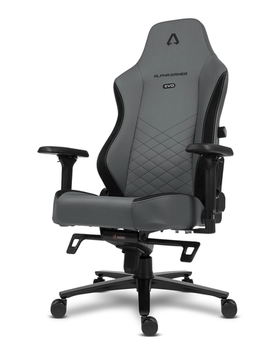 Alpha Gamer Alegra EVO Silla para videojuegos universal Asiento acolchado Gris