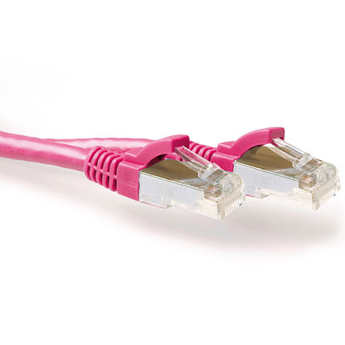 ACT FB2405 сетевой кабель Розовый 5 m Cat6a S/FTP (S-STP)