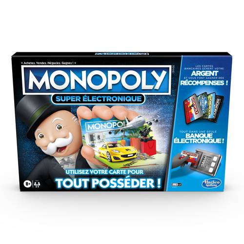Monopoly E8978101 настольная игра Monopoly Super Electronic Banking Board game Семейство