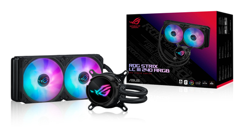 Asus Rog Strix LC Iii 240 Argb Liquid CPU Cooler - Argb Fans, LCD Display- Black - 90RC00S1-M0UAY0 - image 7