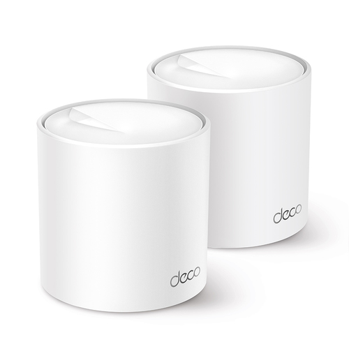 DECO X602-PACK SISTEMA WIFI 6 MESH PARA TODO TU HOGAR AX3000 VELOCIDAD 574 MBPS A 2,4 GHZ 2402 MBPS A 5 GHZ SPEC 4 ANTENAS INTERNAS, 2 PUERTOS GIGABIT DETECCIN AUTOMTICA DE WAN / LAN, CPU - DECO X60(2-PACK)