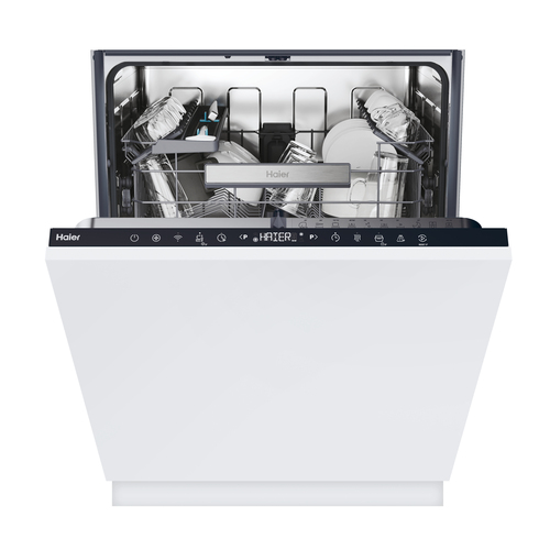 Haier XI 4C4S0SB-80 Full-size Fully Integrated WiFi-enabled Dishwasher, Black - image 1