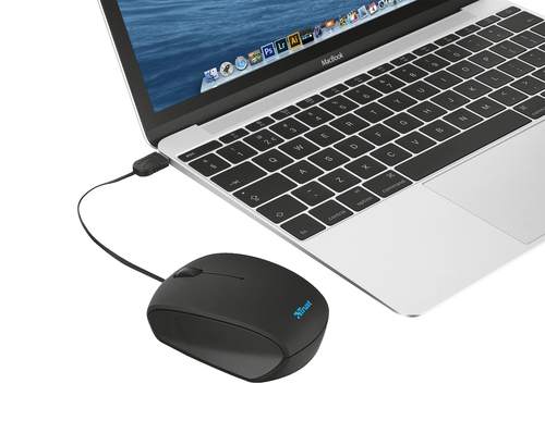 Trust 20969 mouse Travel Ambidextrous USB Type-C Optical 1000 DPI – image 3