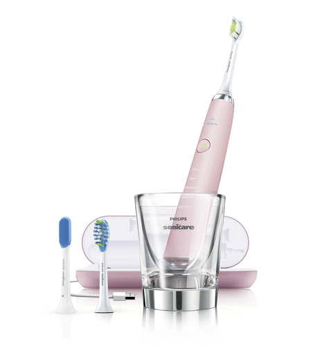 Philips Sonicare DiamondClean HX9318/08 electric toothbrush Adult Sonic toothbrush Pink