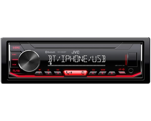 JVC KD-X362BT Black Bluetooth