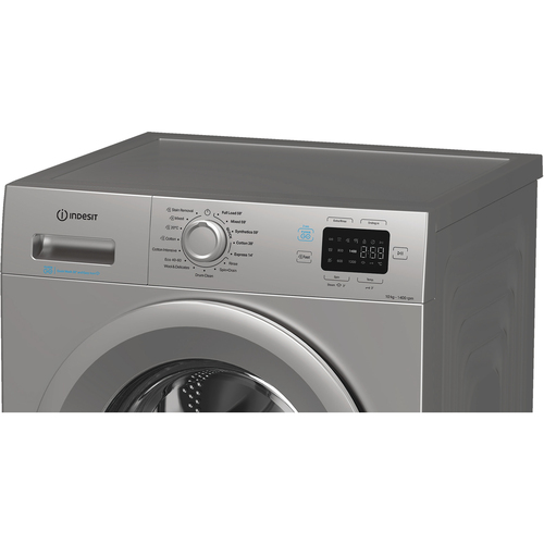 Indesit IP1046SPUSHG 10kg 1400 Spin Washing Machine in Silver A Rated - image 6