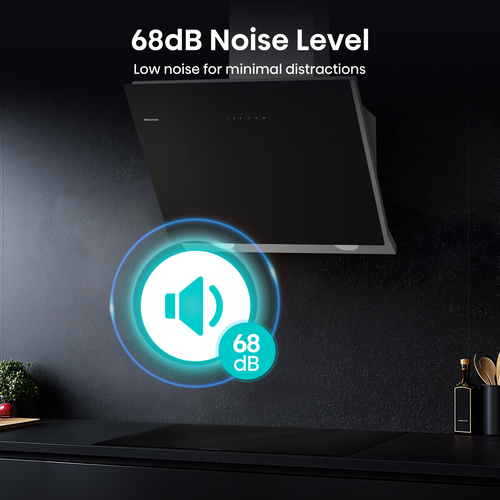 Hisense CH6IN14BXBUK cooker hood Wall-mounted Black 607 m³/h – image 9