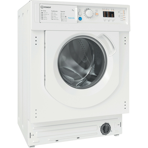 Indesit BI Wmil 71252 UK N Integrated 7 kg 1200 Spin Washing Machine, White - image 2