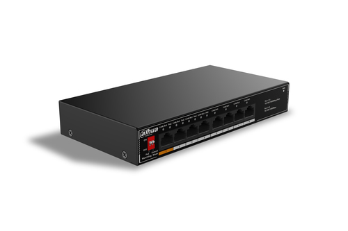 Dahua Technology PoE SG1008LP Unmanaged Gigabit Ethernet (10/100/1000) Power over Ethernet (PoE) Black