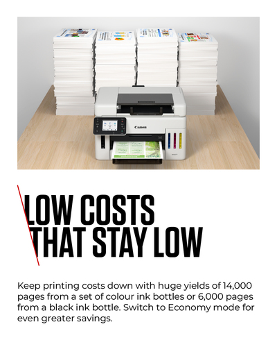 Canon Maxify GX6550 3-in-1 Refillable MegaTank Colour Inkjet Printer - image 8