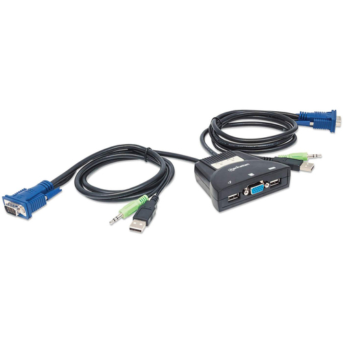 Manhattan Mini Switch KVM de 2 puertos imagen 2