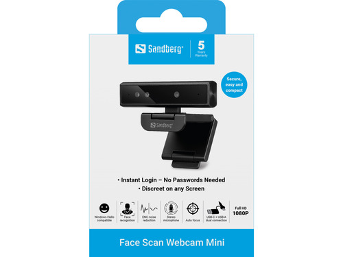 Sandberg Face-ID Webcam Mini – image 8