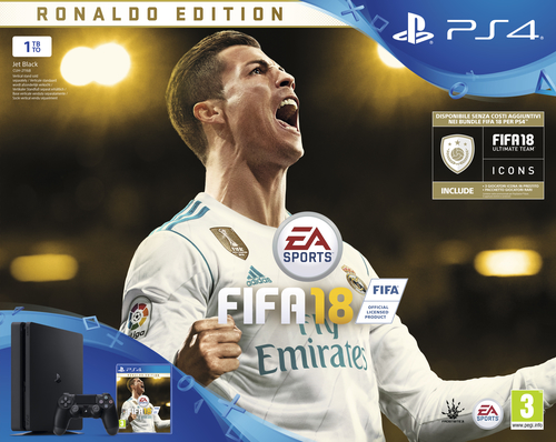 Sony Interactive Entertainment Play Station 4 + Fifa 18 Deluxe Ronaldo Edition – image 2