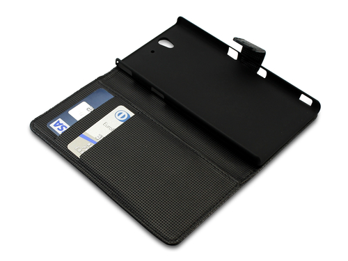 Sandberg Cover wallet Xperia Z L36h Blk
