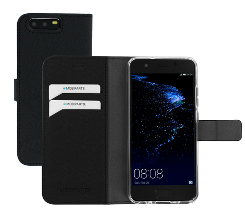 Mobiparts Saffiano Wallet Case Huawei P10 Black