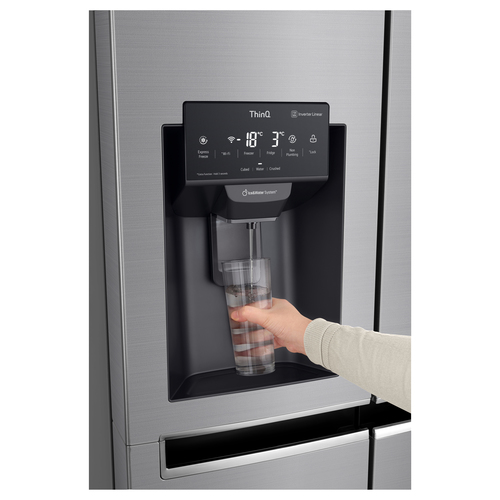 LG GSL461ICEE side-by-side refrigerator Freestanding – image 4