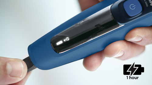 Philips SHAVER Series 5000 S5466/03 men's shaver Rotation shaver Black, Blue – image 7
