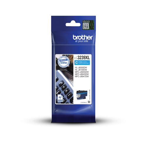 Brother LC3239XLC Inkjet Cartridge High Yield Cyan LC3239XLC - image 1