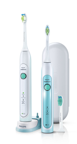 Philips Sonicare HealthyWhite Two rechargeable Sonicare toothbrushes HX6733/33