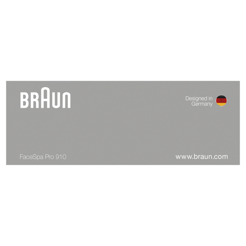 Braun FaceSpa Pro 910 10 tweezers White, Silver – image 5