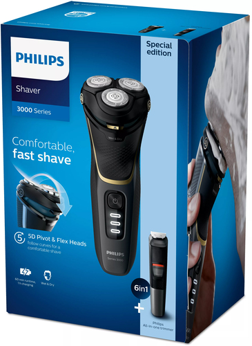 Philips SHAVER Series 3000 S3333/58 Wet or Dry electric shaver, Series 3000 – image 4